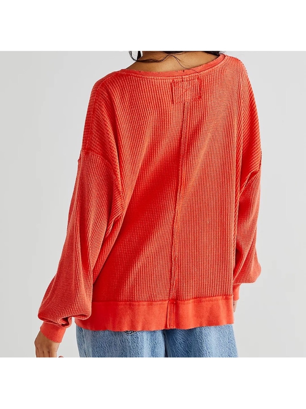Free People Buttercup Thermal in Primrose Size Small - Picture 3 of 6